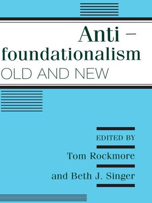 cover image of Antifoundationalism
